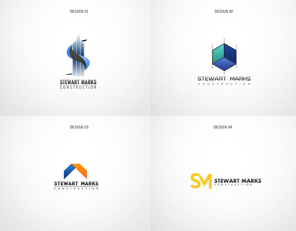 Stewart Marks Construction - Logo Concept Art