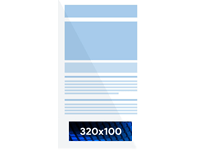 Online Ad | Sample | 320x100 | Large Mobile Banner